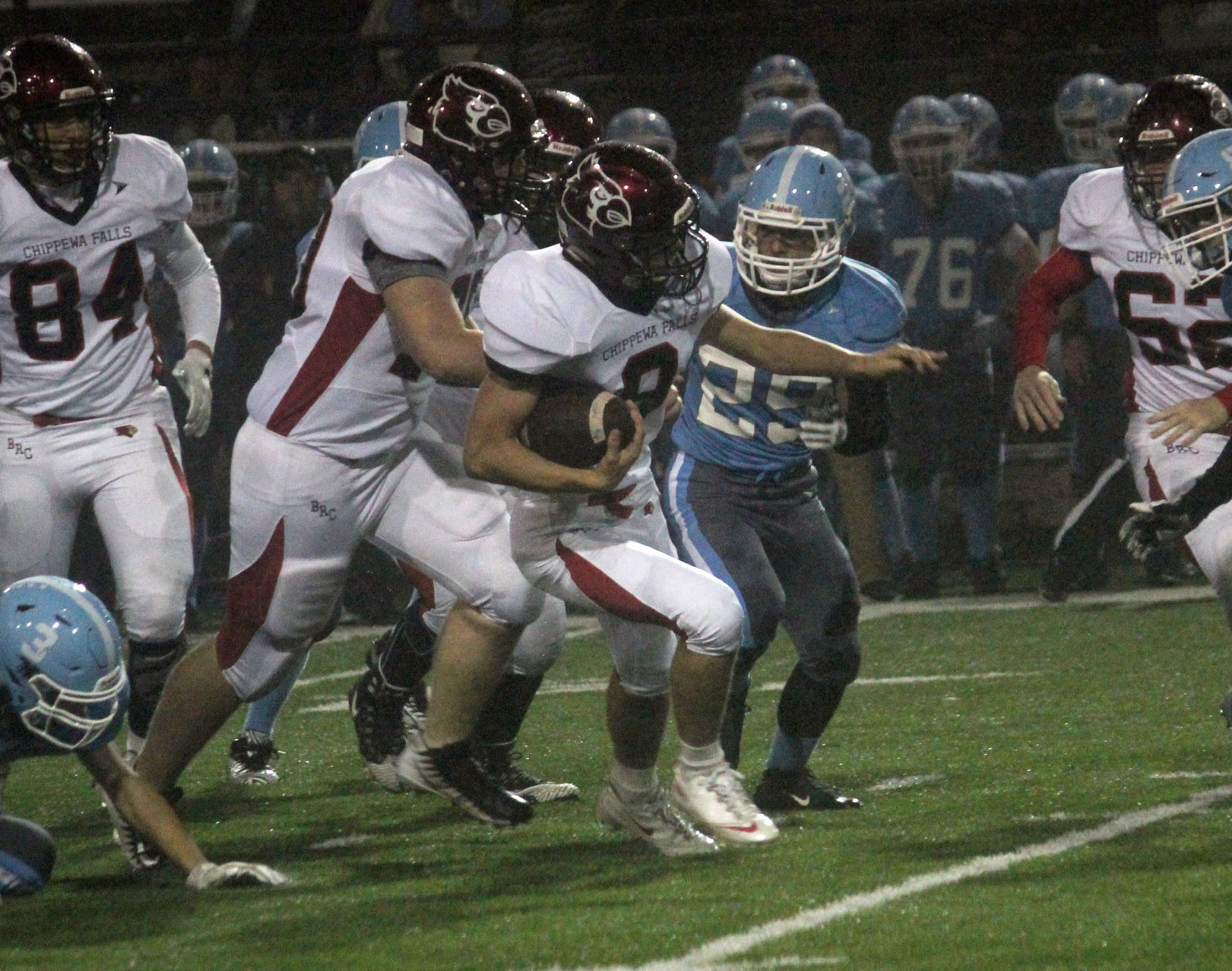 Chi-Hi football at Eau Claire North 10-5-18